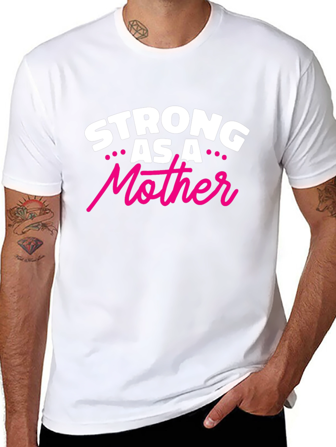 Strong As A Mother Tee - Black