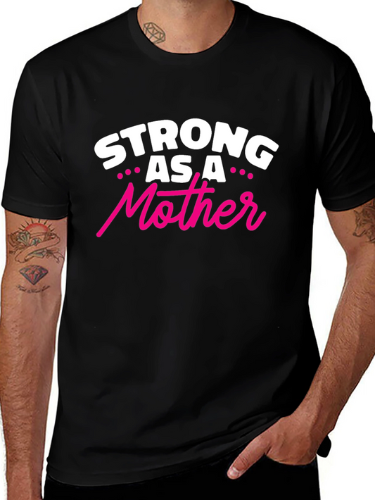 Strong As A Mother Tee - Black