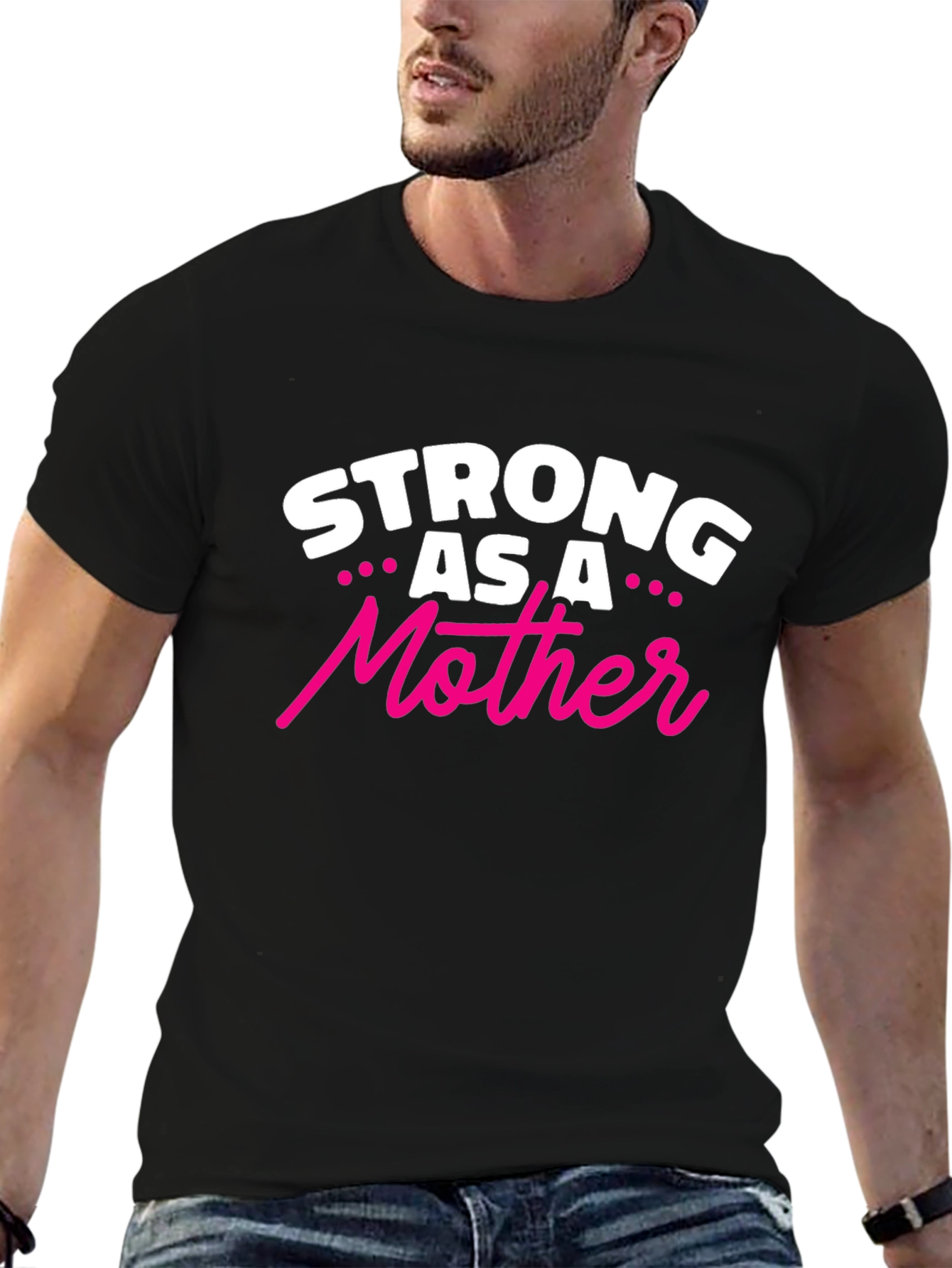 Strong As A Mother Tee - Black