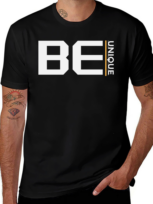 Be Unique Graphic Tee - Black