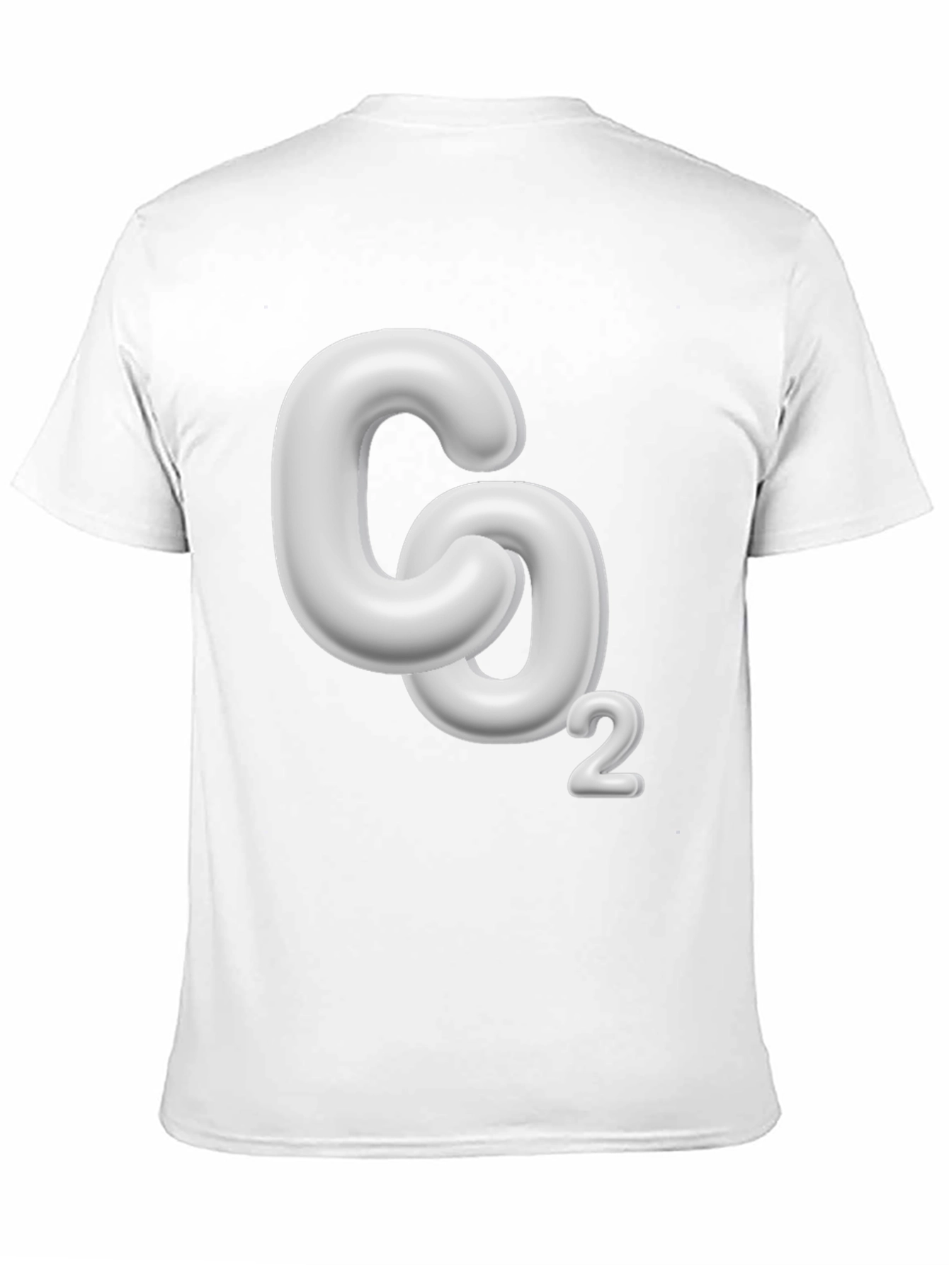 CO2 Molecule Graphic Black T-Shirt