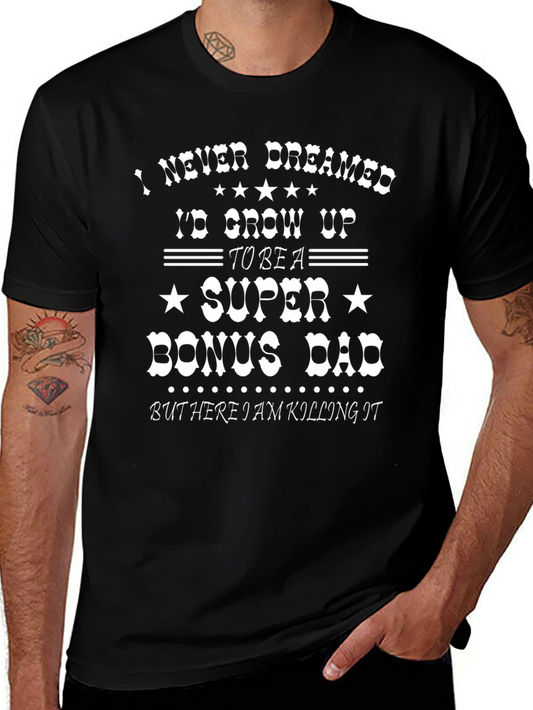 Super Bonus Dad Graphic T-Shirt