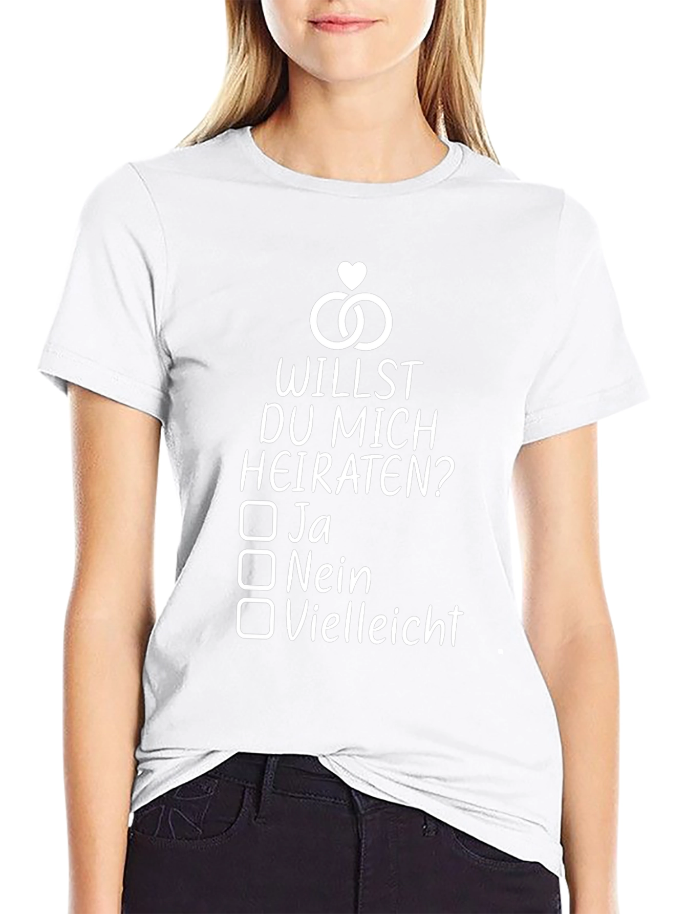 Willst Du Mich Heiraten T-Shirt - Proposal Shirt