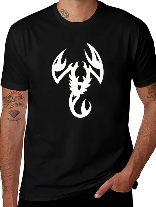 Tribal Scorpion Graphic Black T-Shirt