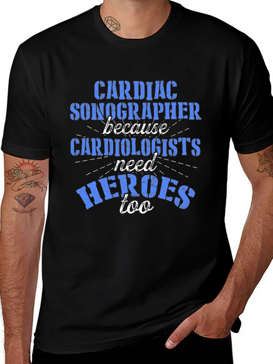 Cardiac Sonographer Hero Tee - Medical Appreciation