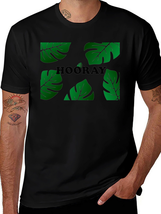 Tropical Hooray Black T-Shirt