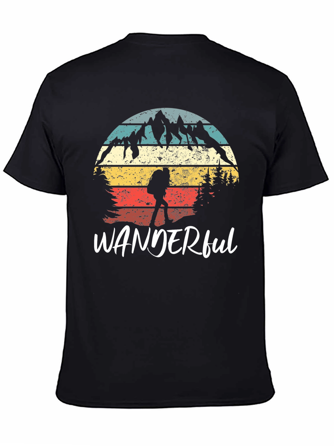 Wanderful Graphic Tee - Mountain Adventure Shirt