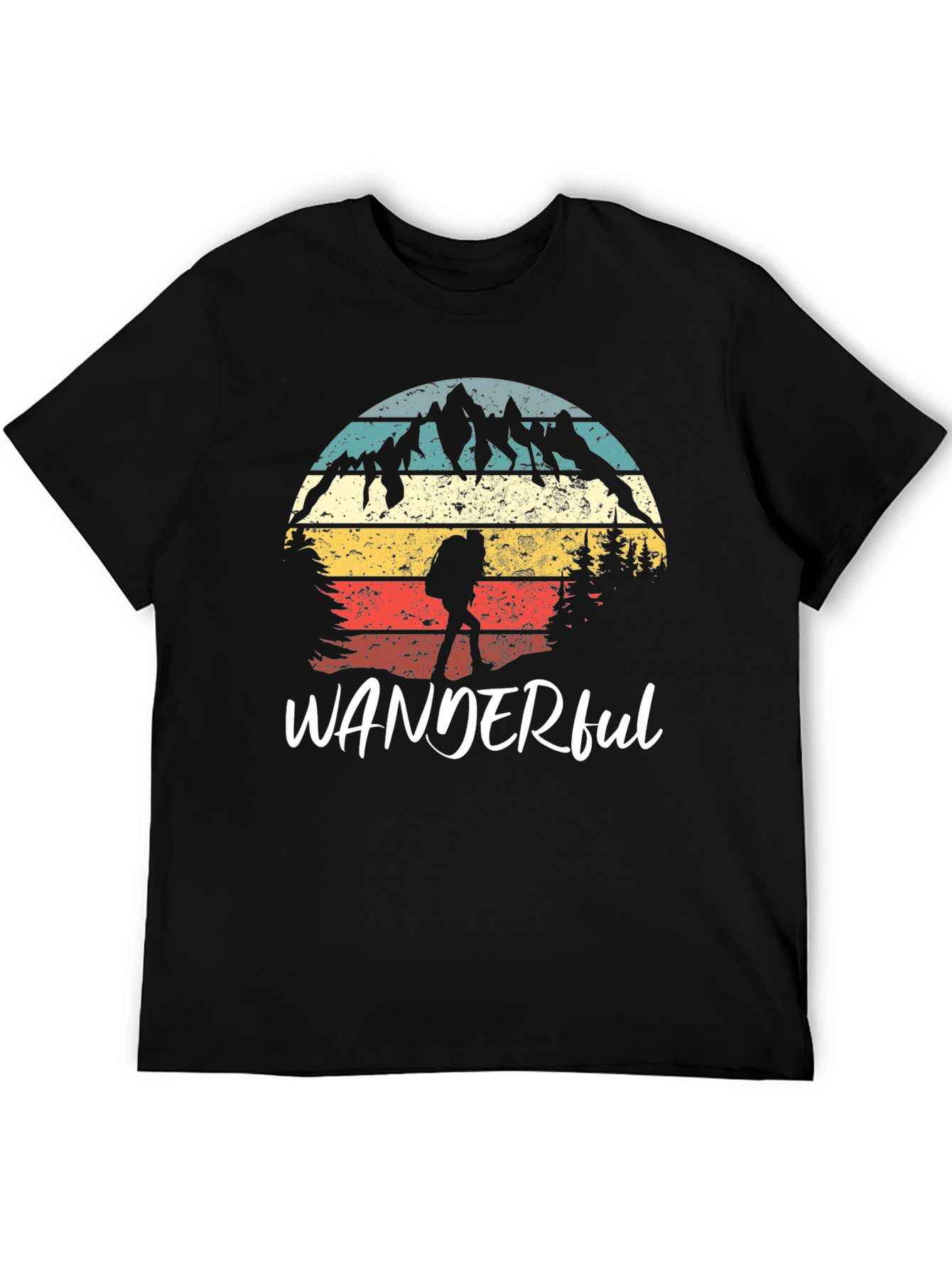 Wanderful Graphic Tee - Mountain Adventure Shirt