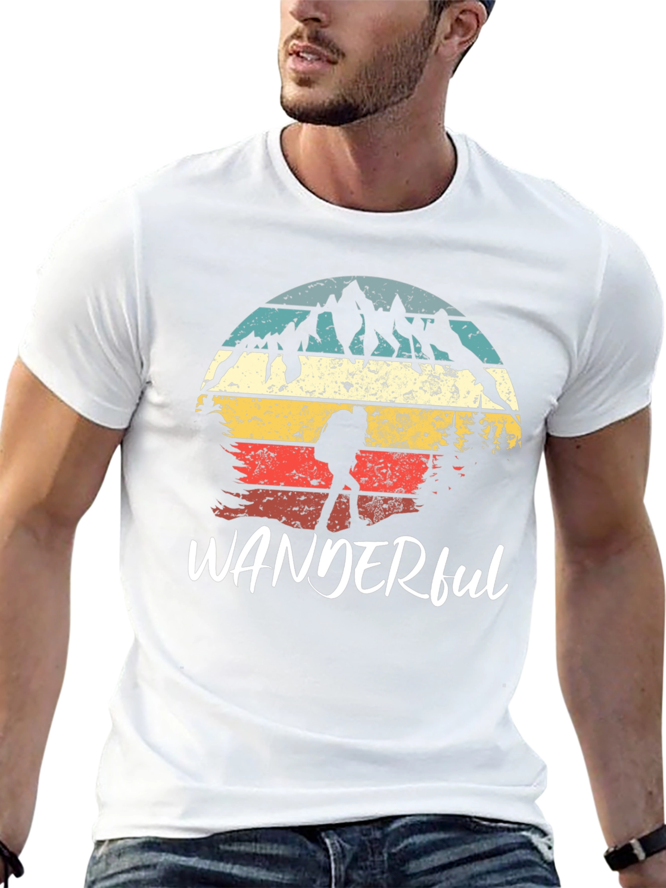 Wanderful Graphic Tee - Mountain Adventure Shirt
