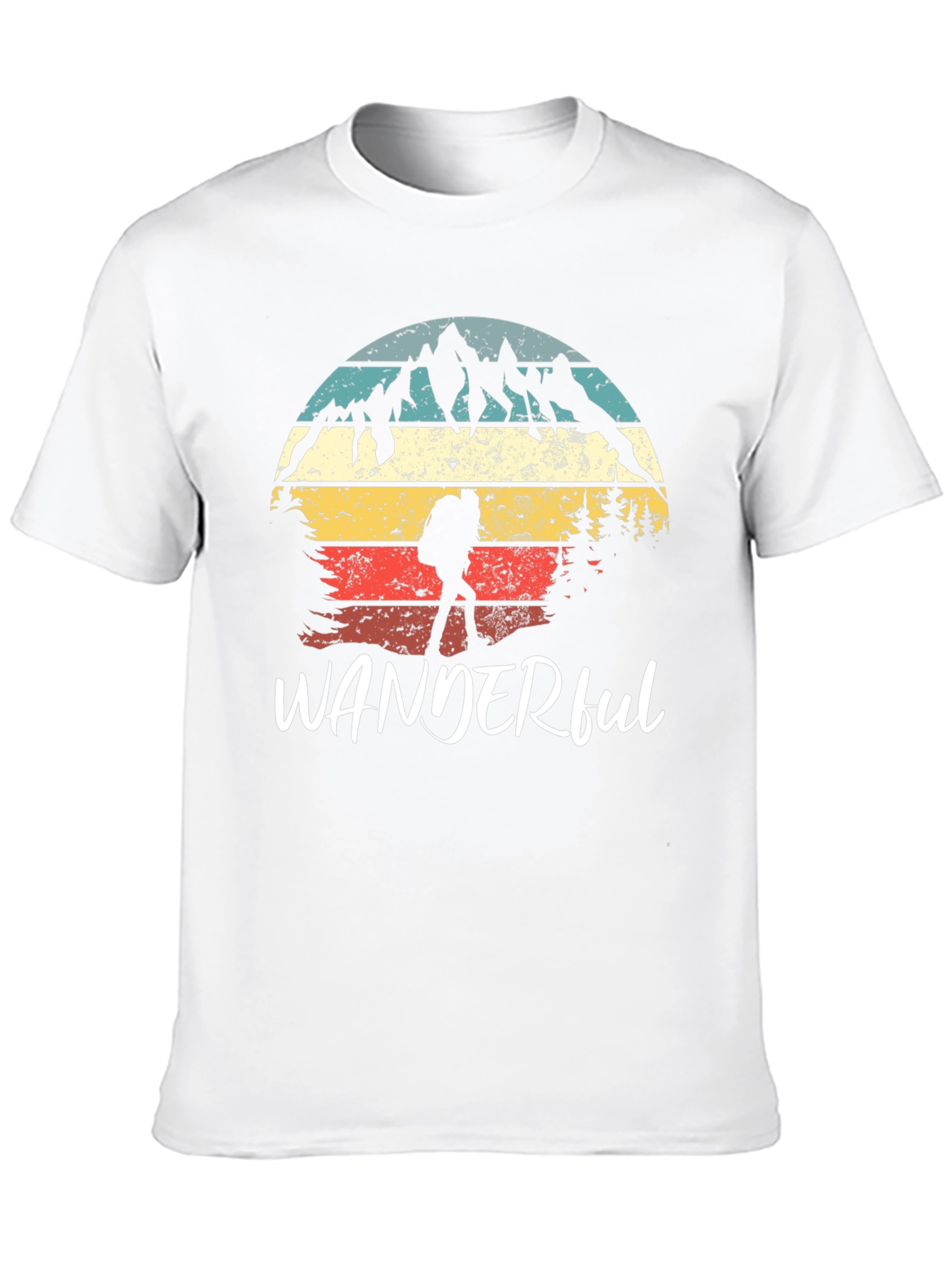 Wanderful Graphic Tee - Mountain Adventure Shirt