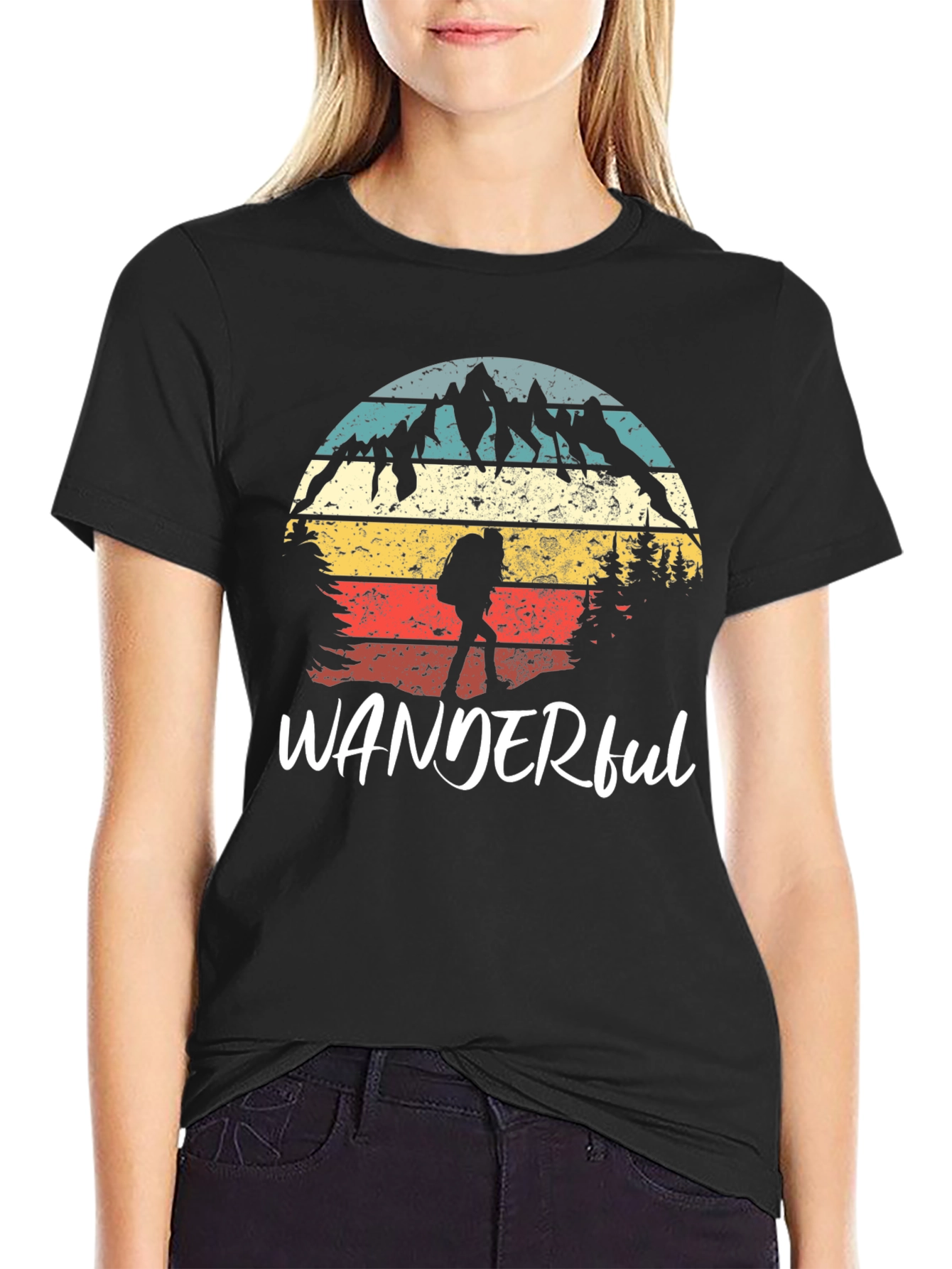 Wanderful Graphic Tee - Mountain Adventure Shirt