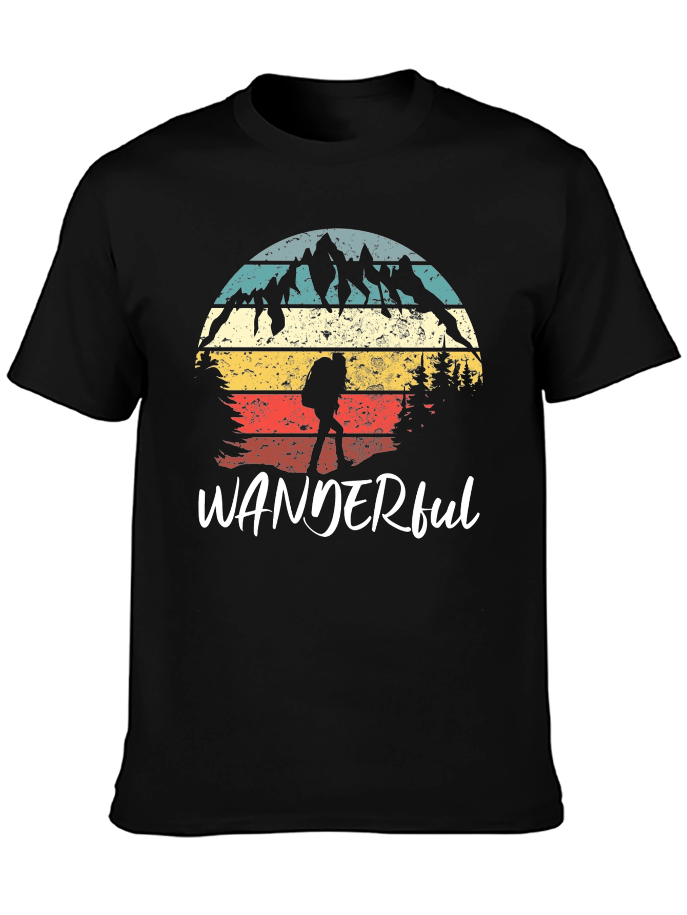 Wanderful Graphic Tee - Mountain Adventure Shirt