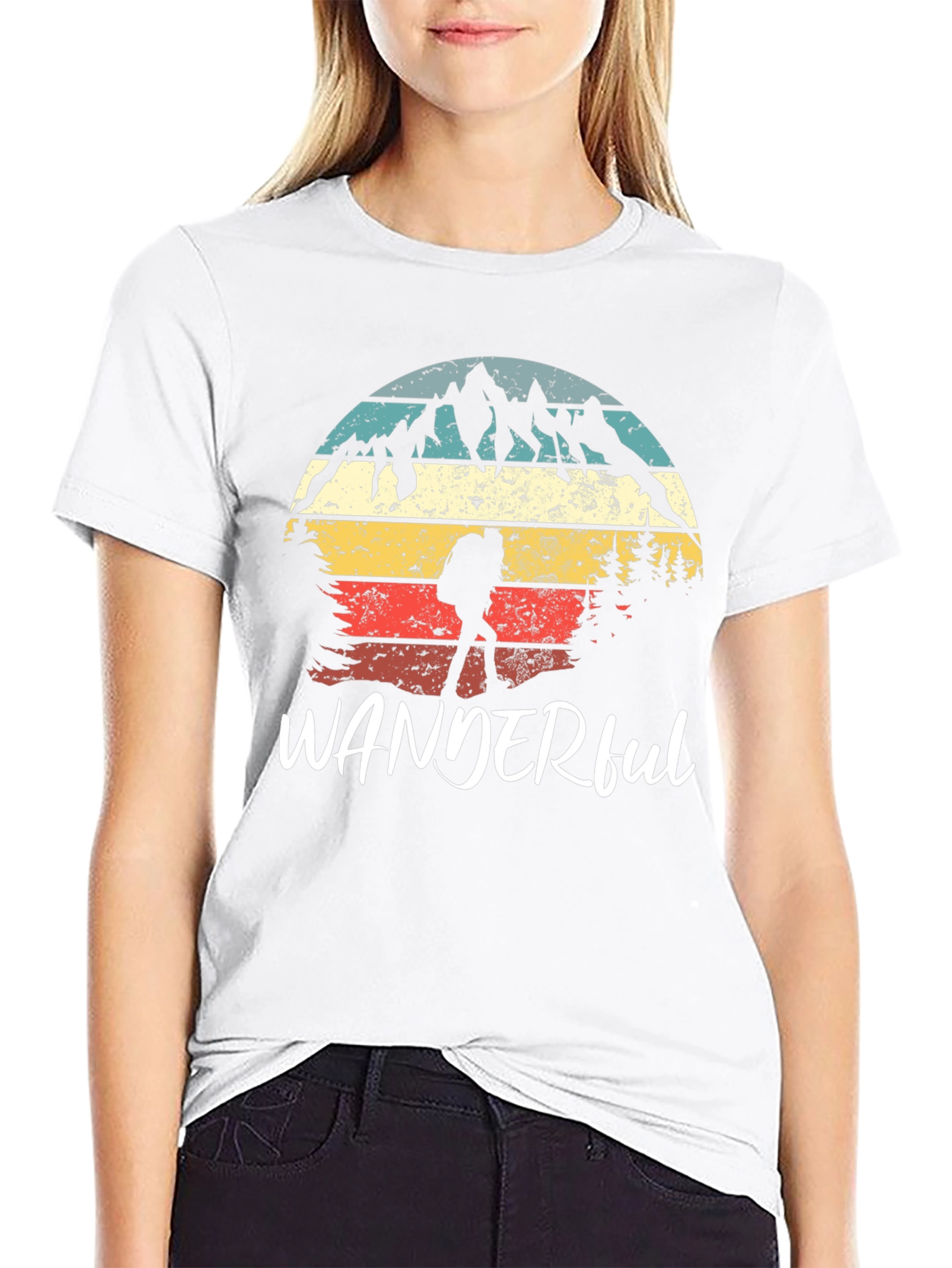 Wanderful Graphic Tee - Mountain Adventure Shirt