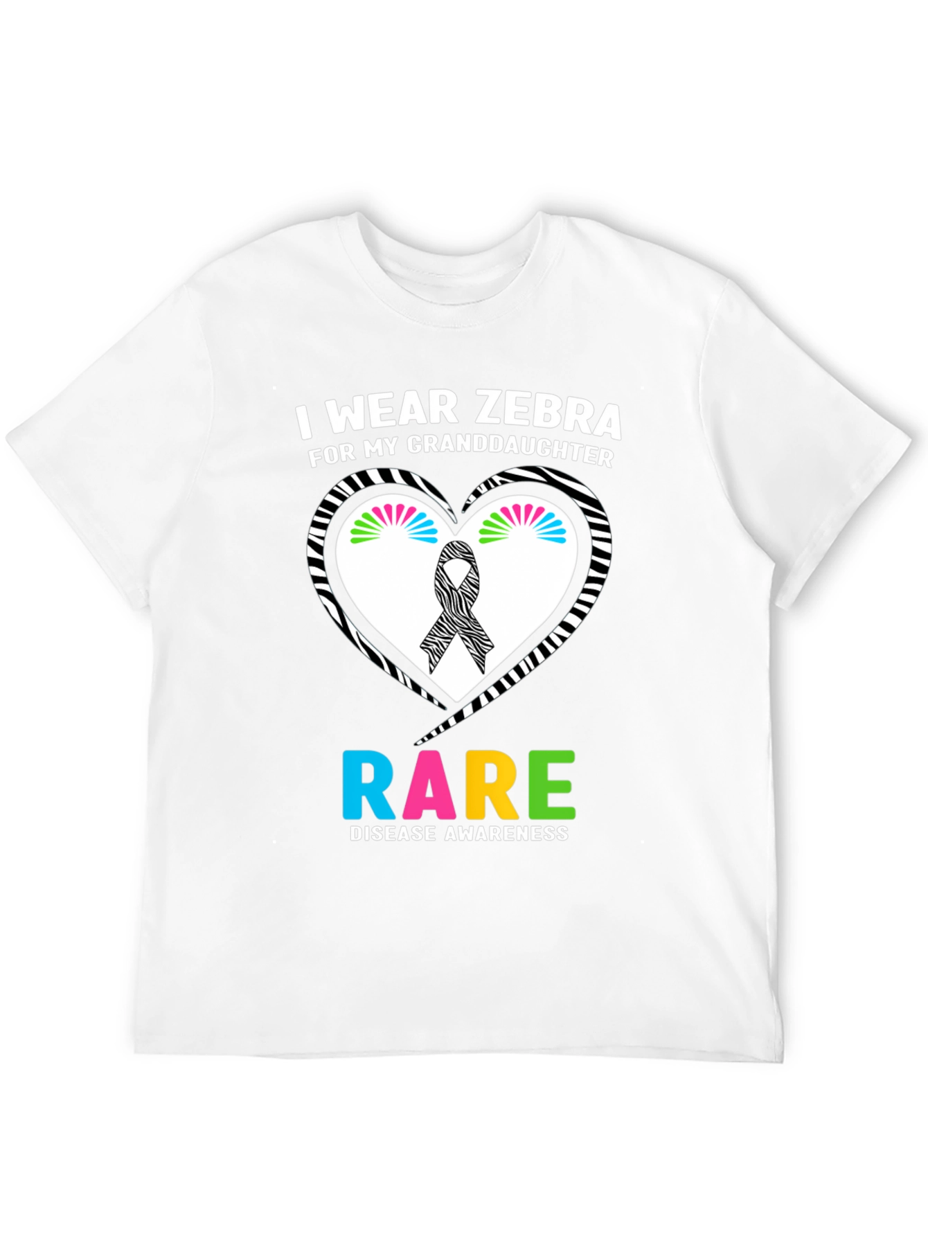 Zebra Rare Disease Awareness T-Shirt