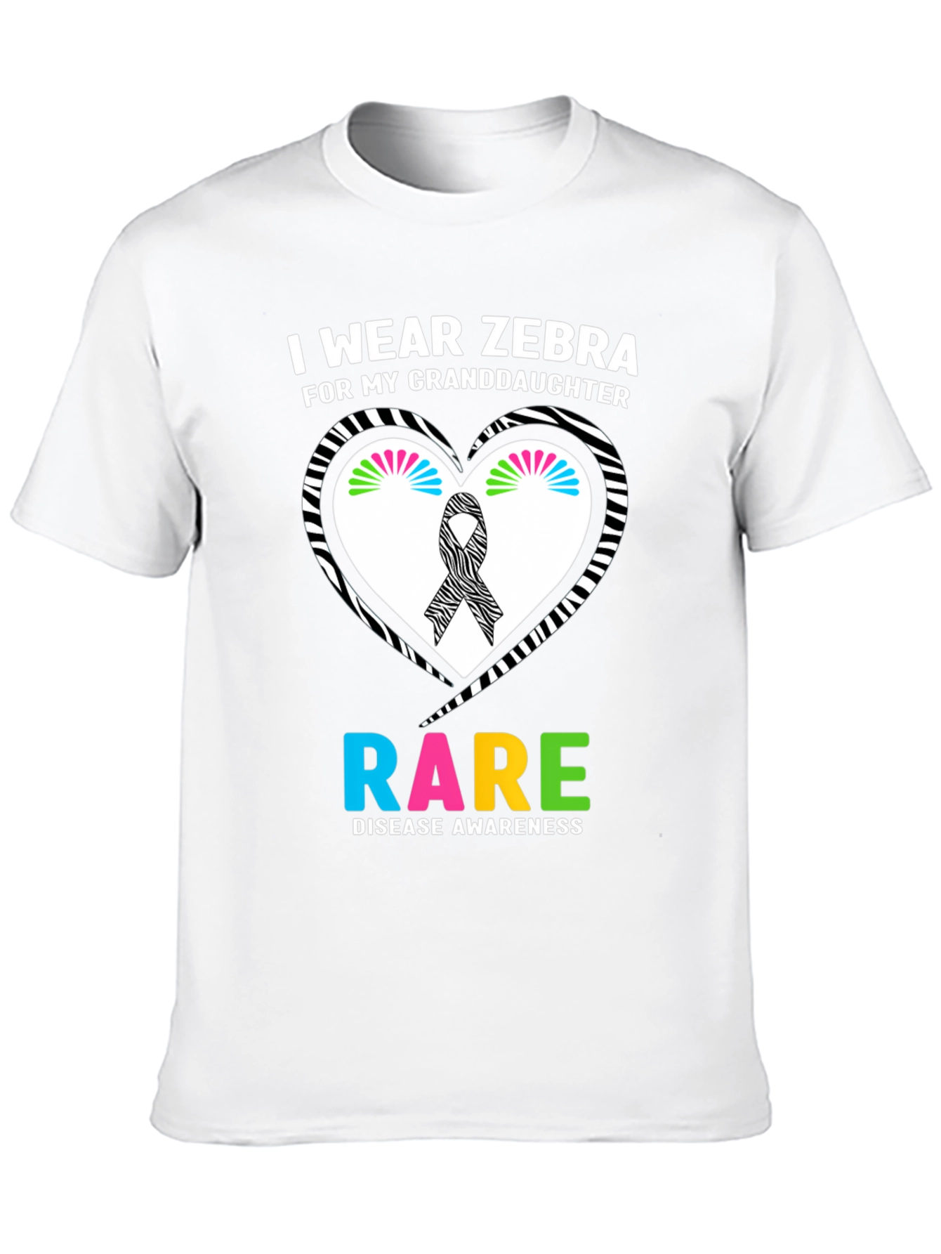 Zebra Rare Disease Awareness T-Shirt