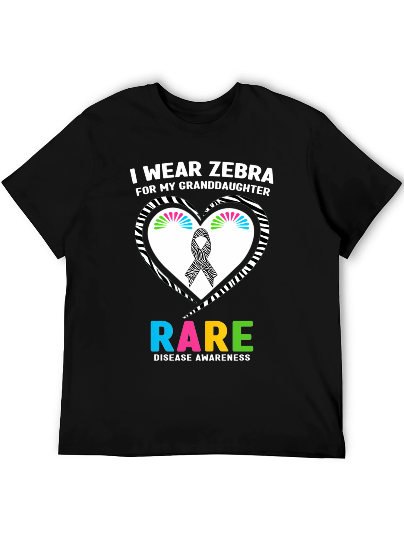 Zebra Rare Disease Awareness T-Shirt