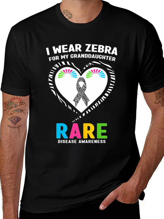 Zebra Rare Disease Awareness T-Shirt