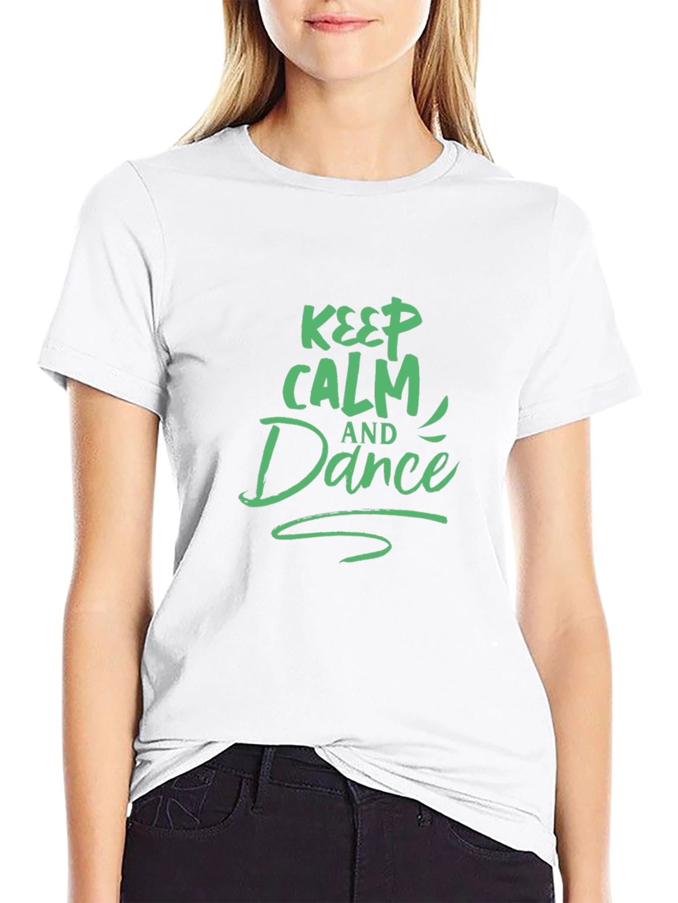 Keep Calm and Dance Black T-Shirt