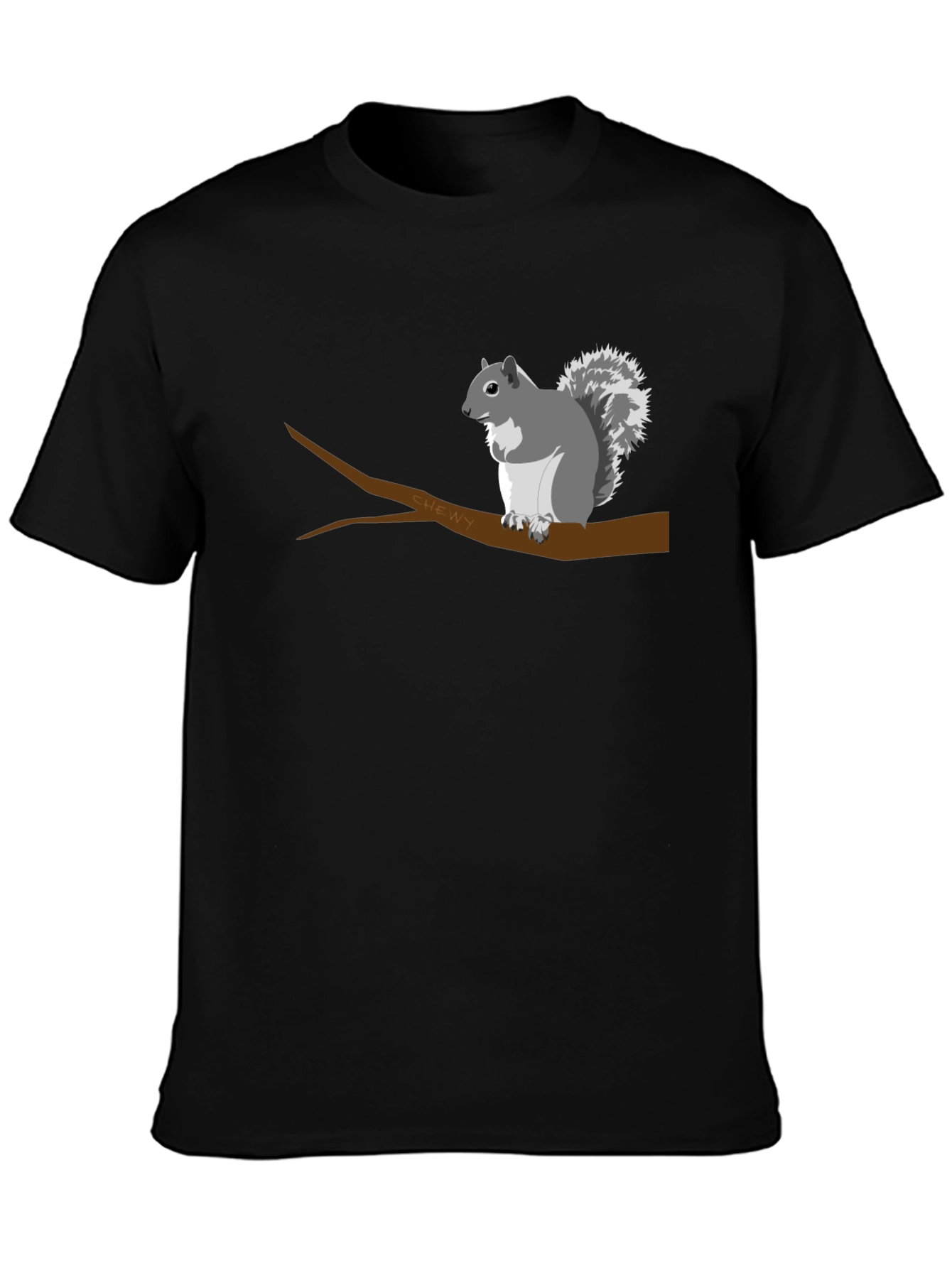 Squirrel on Branch Graphic T-Shirt