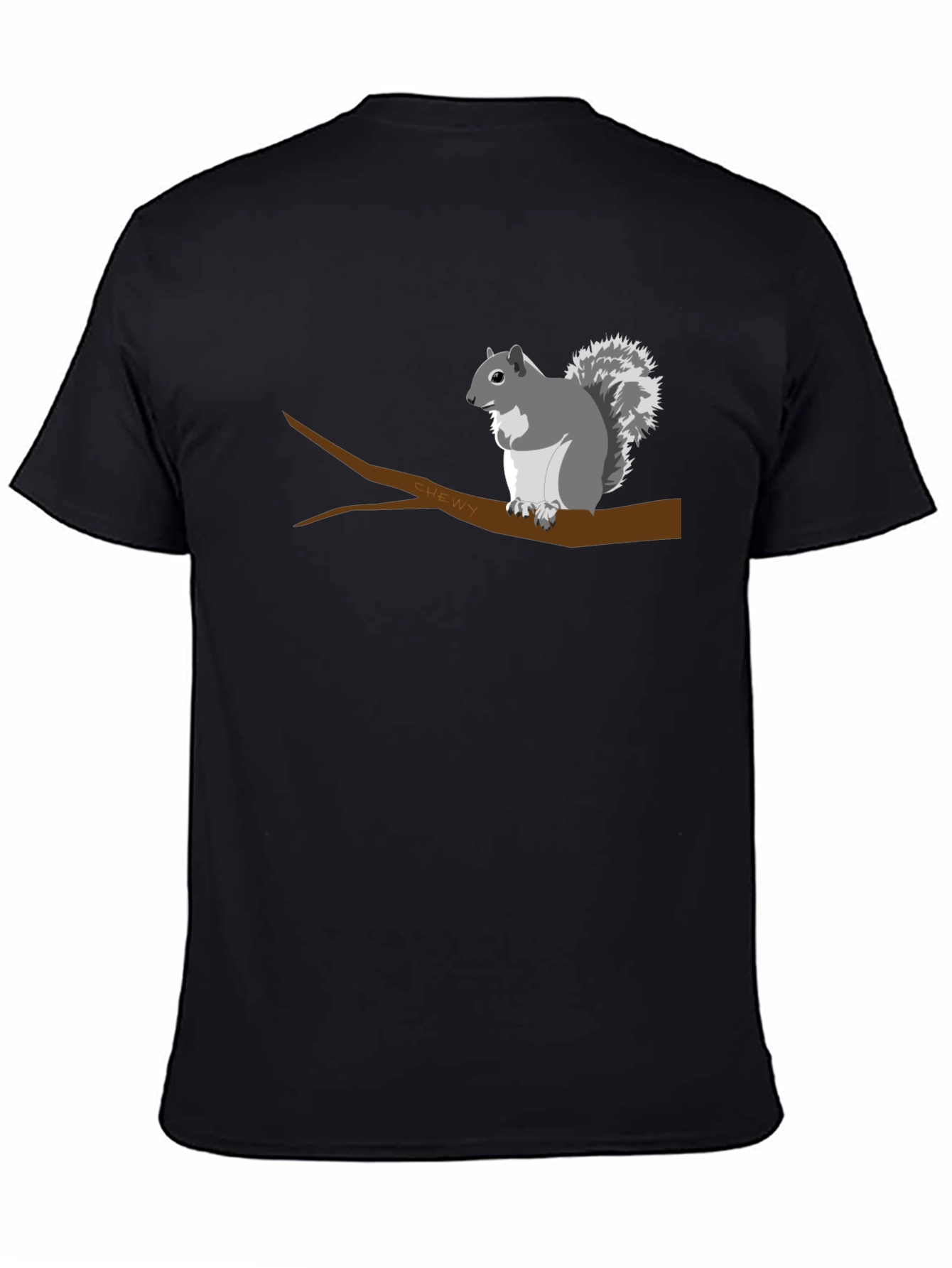 Squirrel on Branch Graphic T-Shirt