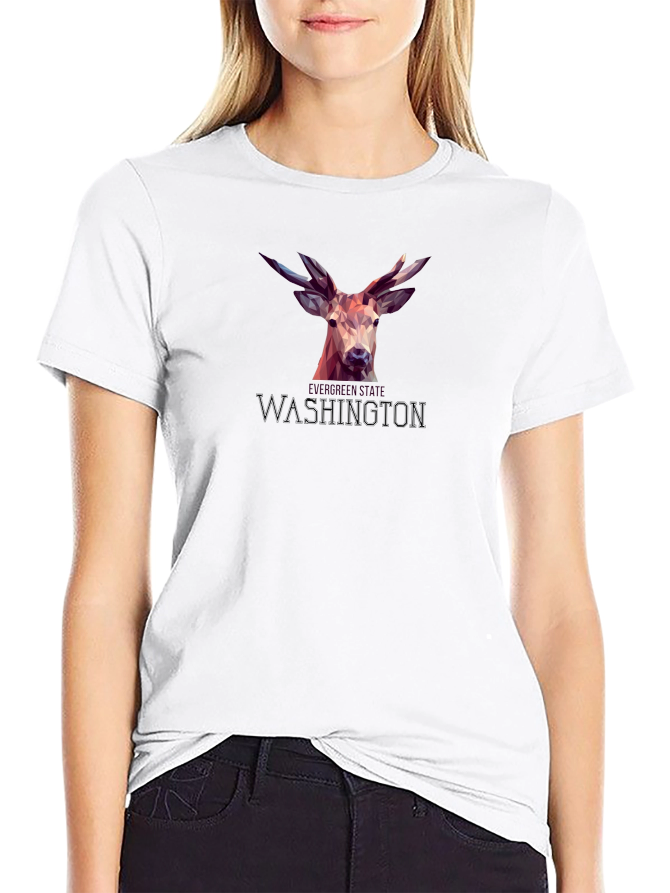 Washington Deer Graphic T-Shirt - Stylish & Unique