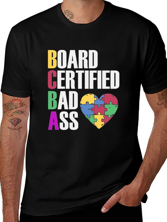 Board Certified Badass Autism Awareness T-Shirt