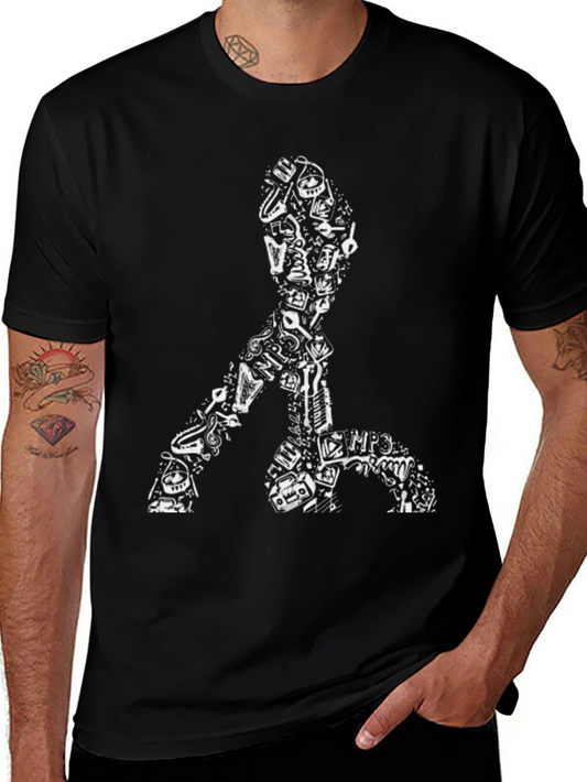 Unique Music Lover Black T-Shirt