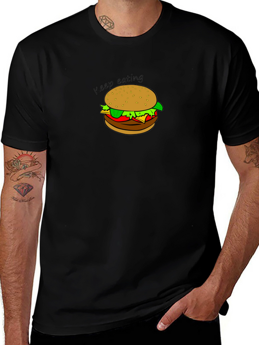 Keep Eating T-Shirt - Burger Design