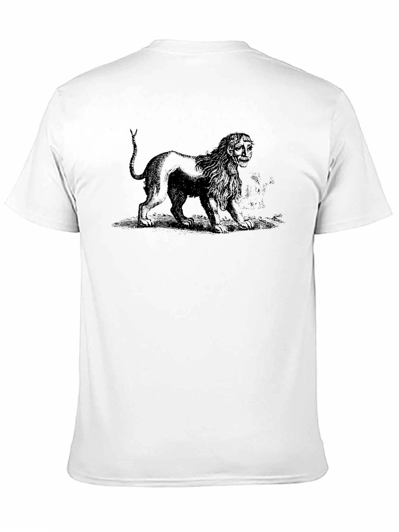 Lion Head Man Graphic T-Shirt
