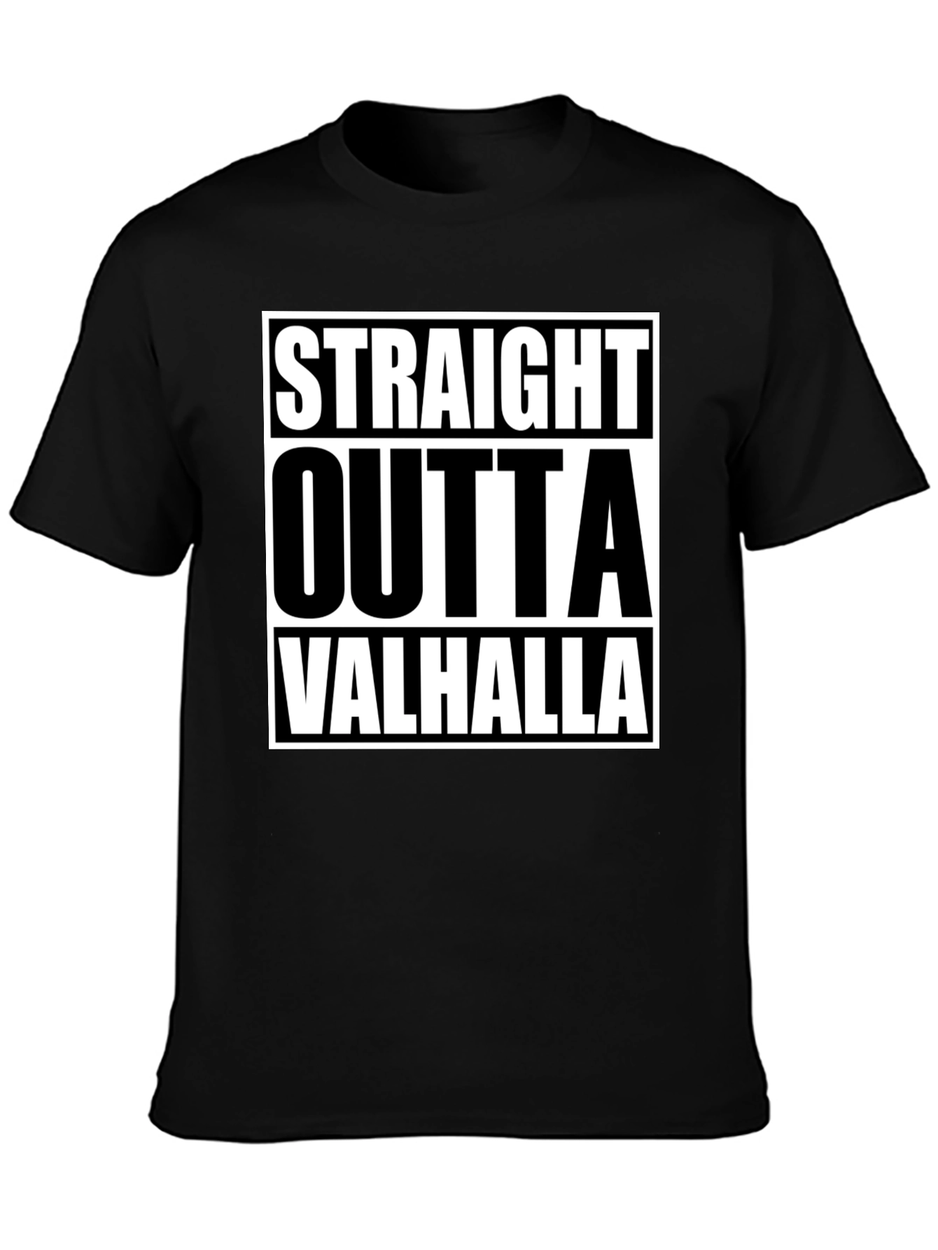 Straight Outta Valhalla Graphic Tee