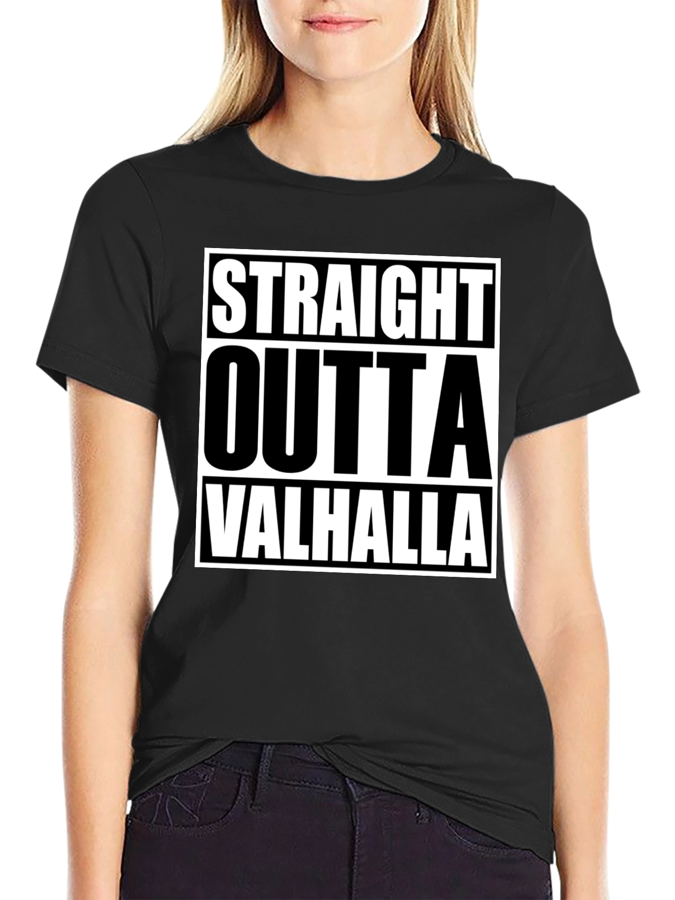 Straight Outta Valhalla Graphic Tee