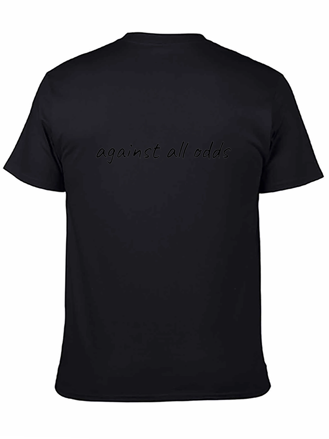 Against All Odds Graphic Tee - Black