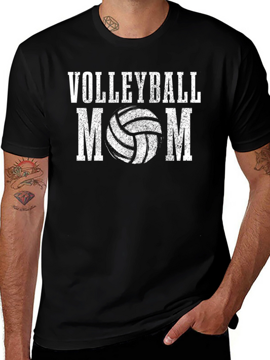 Volleyball Mom T-Shirt - Black