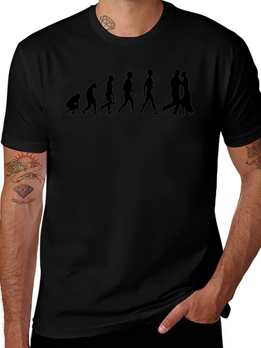 Evolution to Romance Black T-Shirt