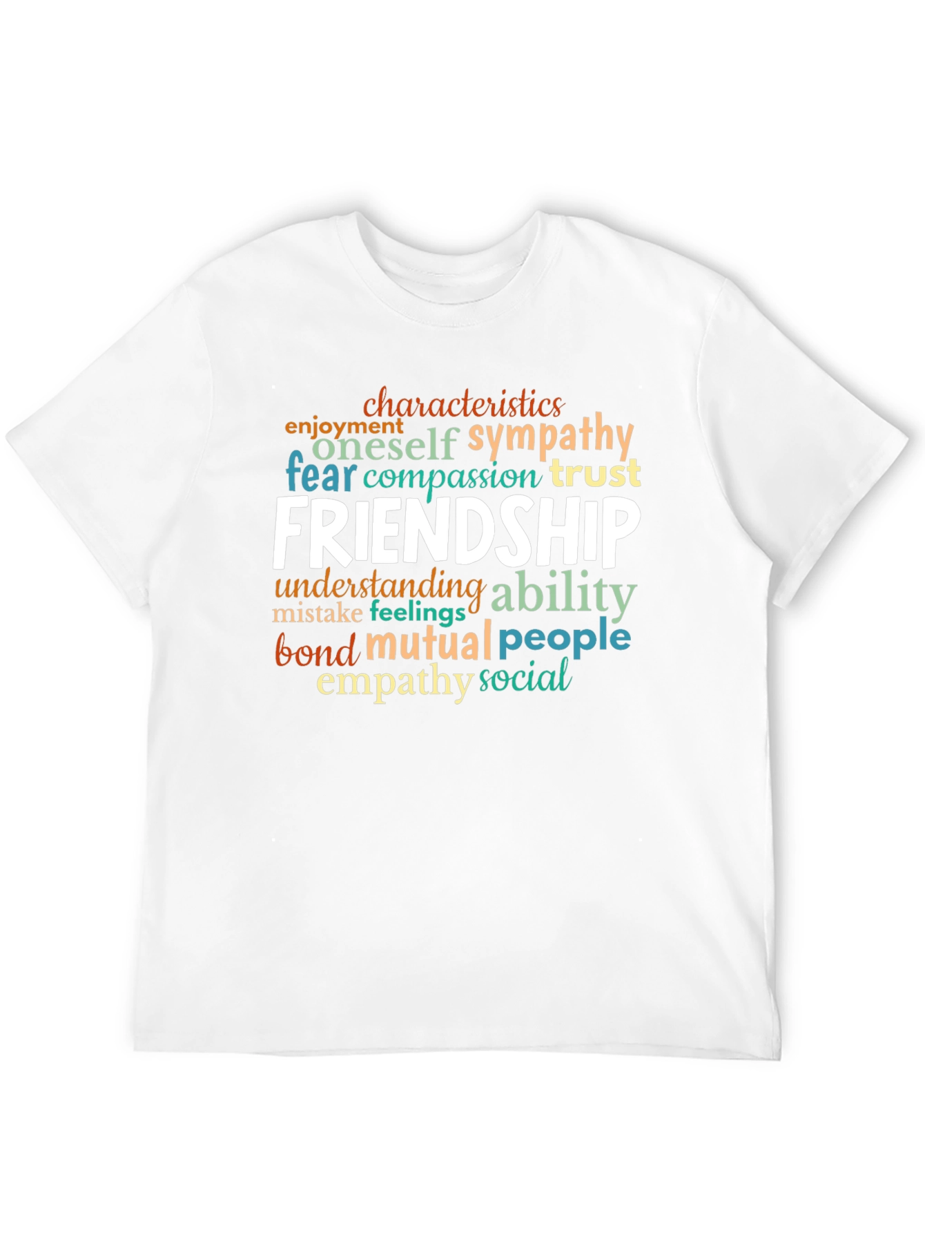 Friendship Word Art Graphic Tee