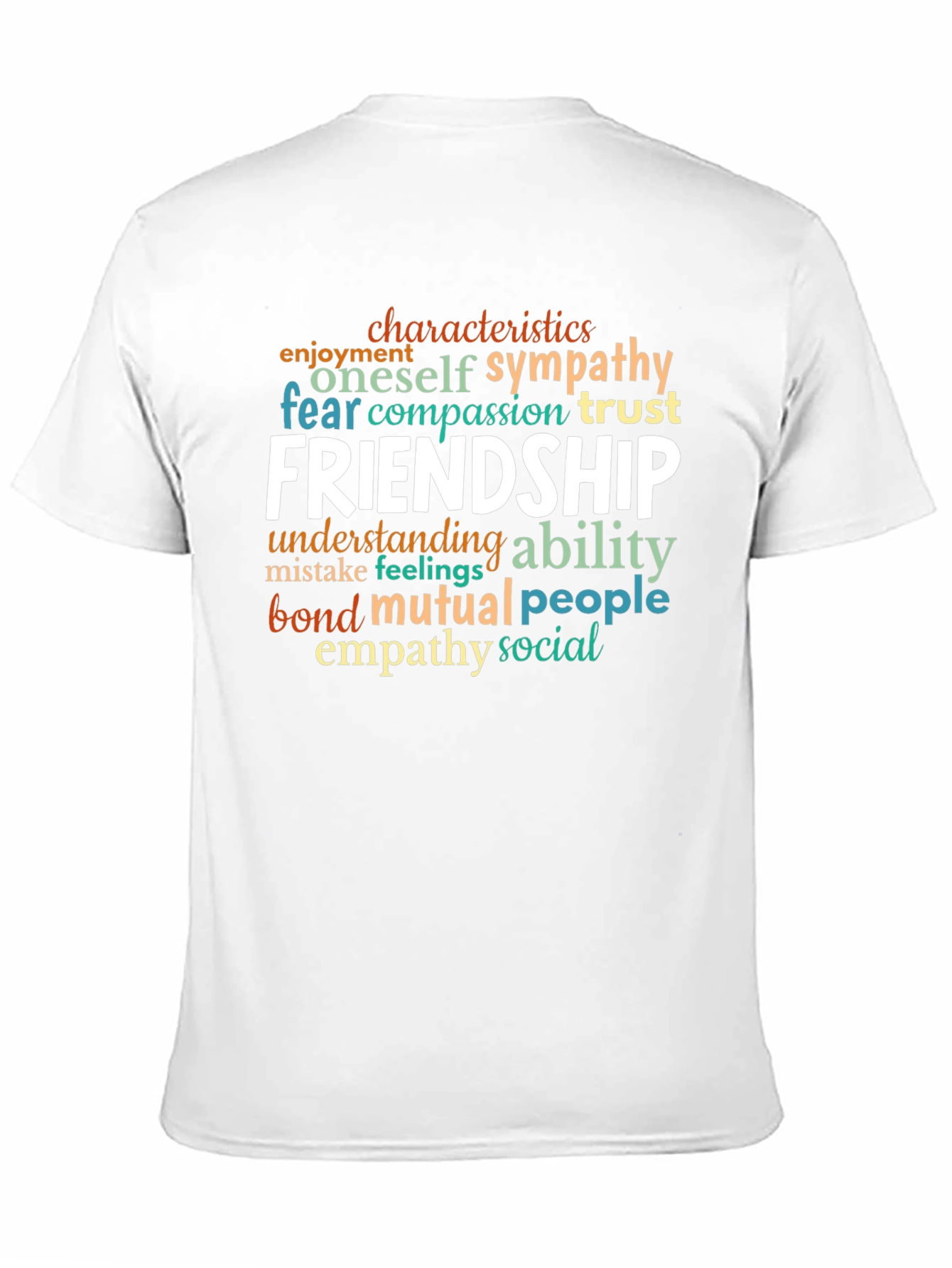 Friendship Word Art Graphic Tee