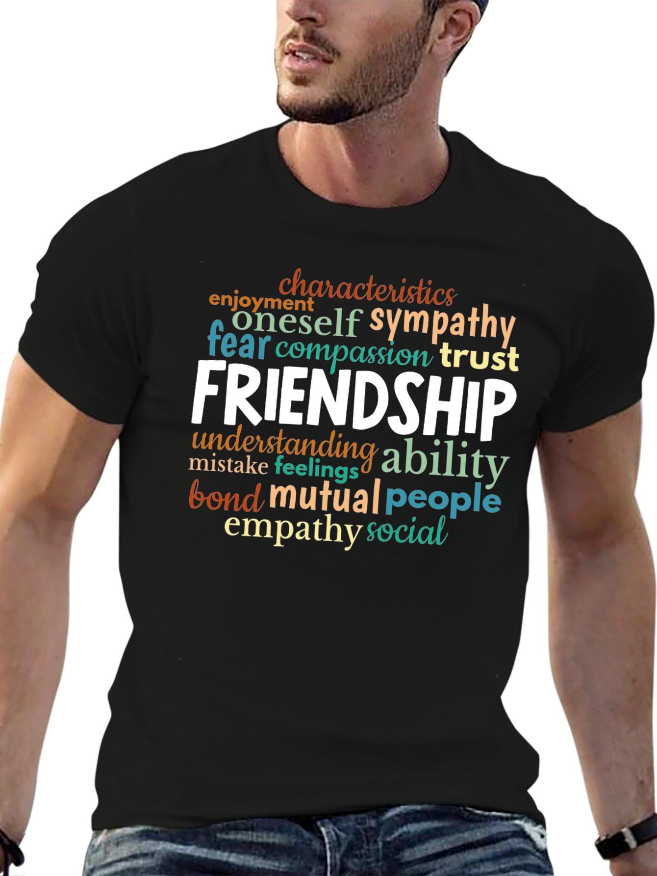 Friendship Word Art Graphic Tee