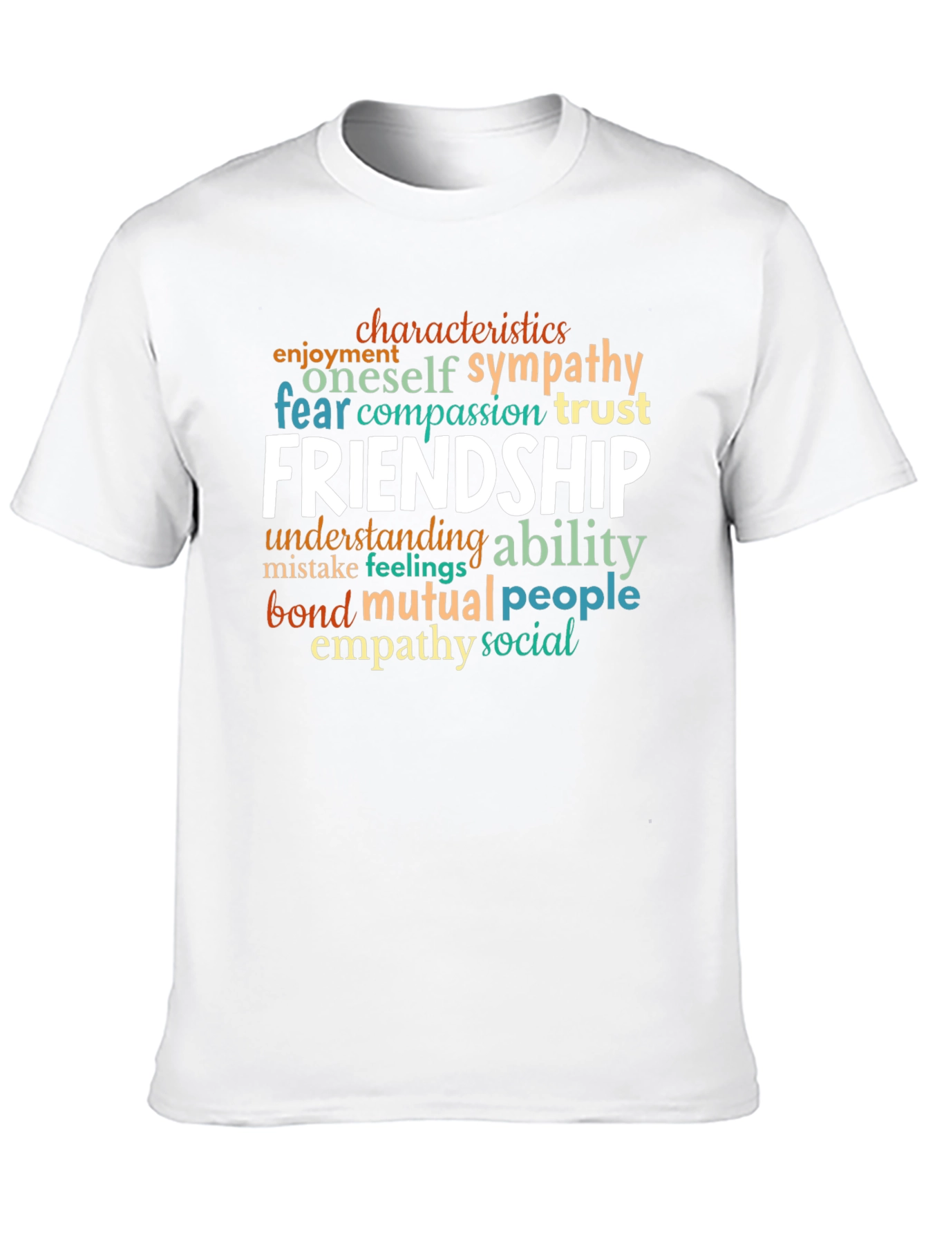 Friendship Word Art Graphic Tee