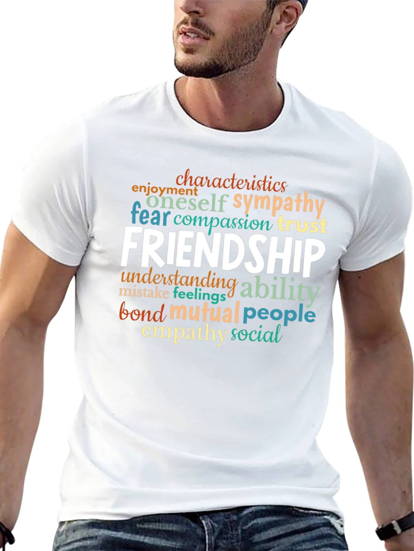 Friendship Word Art Graphic Tee