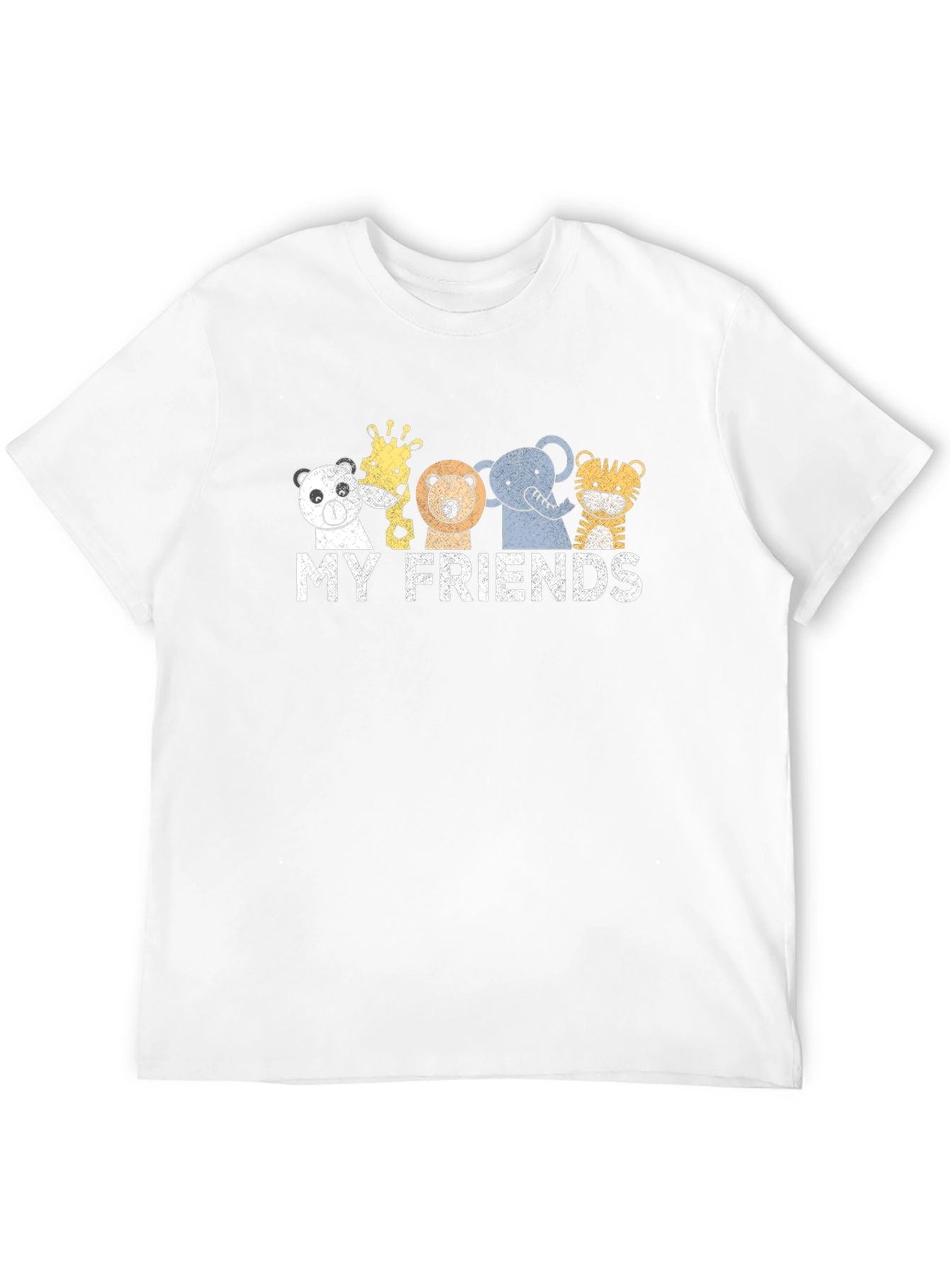 Cute Animal Friends Graphic T-Shirt