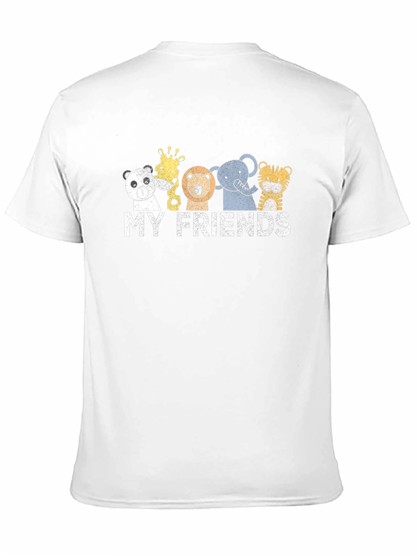 Cute Animal Friends Graphic T-Shirt