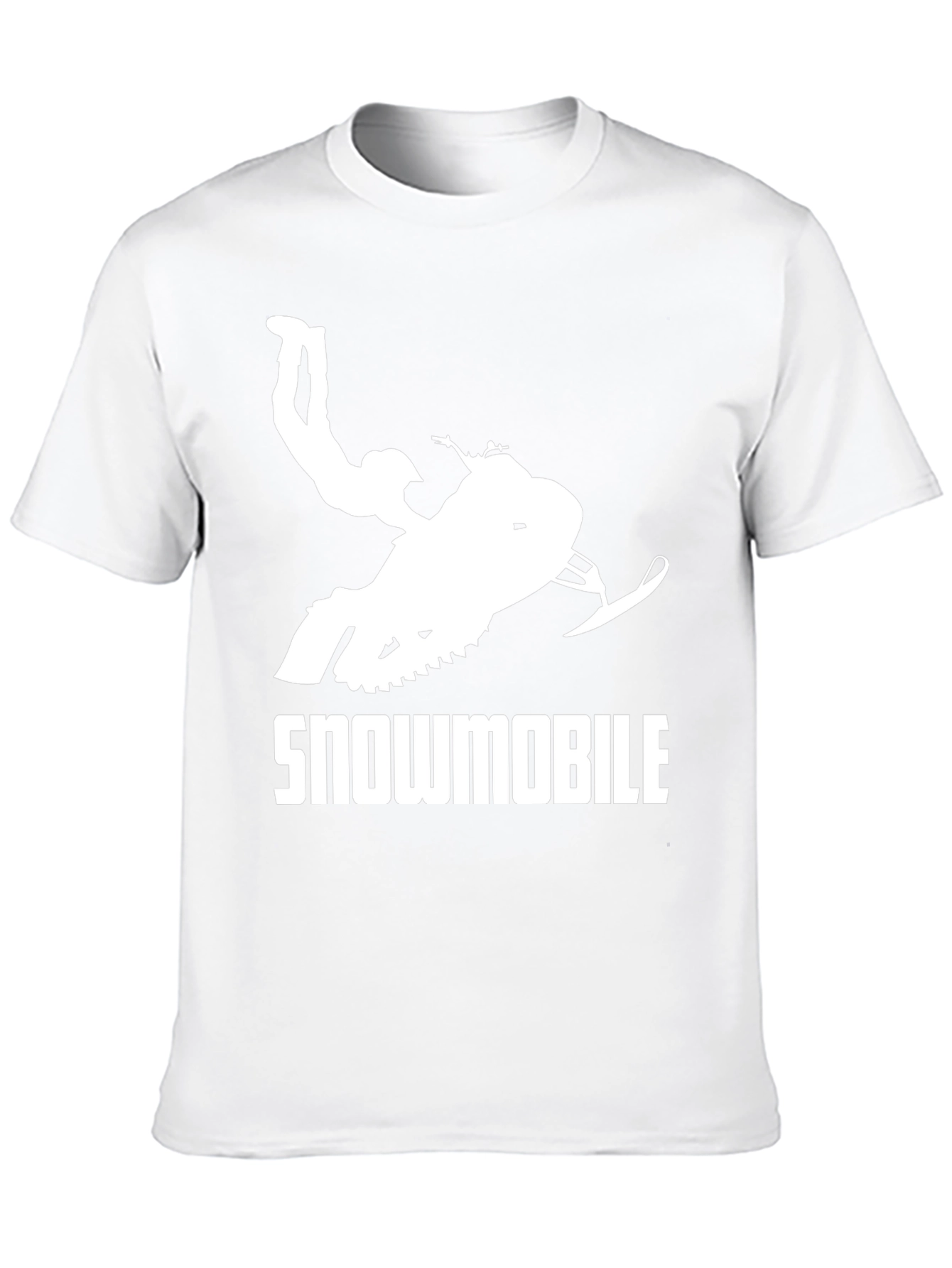 Snowmobile Stunt T-Shirt - Black Graphic Tee