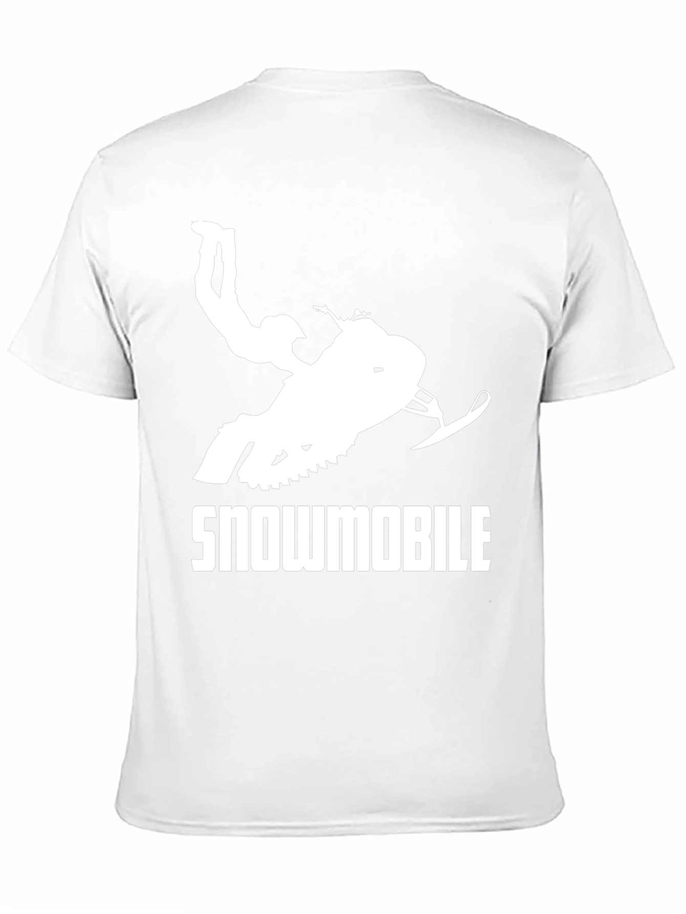 Snowmobile Stunt T-Shirt - Black Graphic Tee