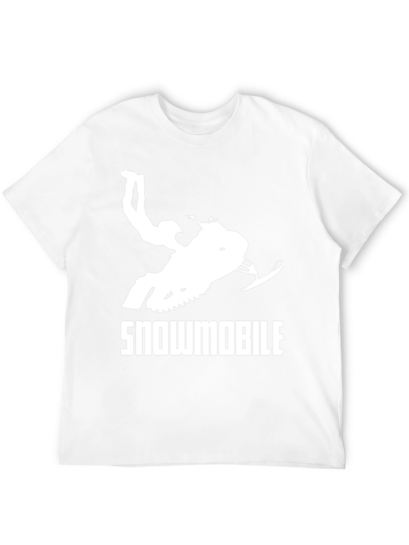 Snowmobile Stunt T-Shirt - Black Graphic Tee