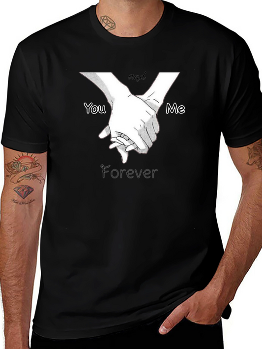 You and Me Forever T-Shirt - Black