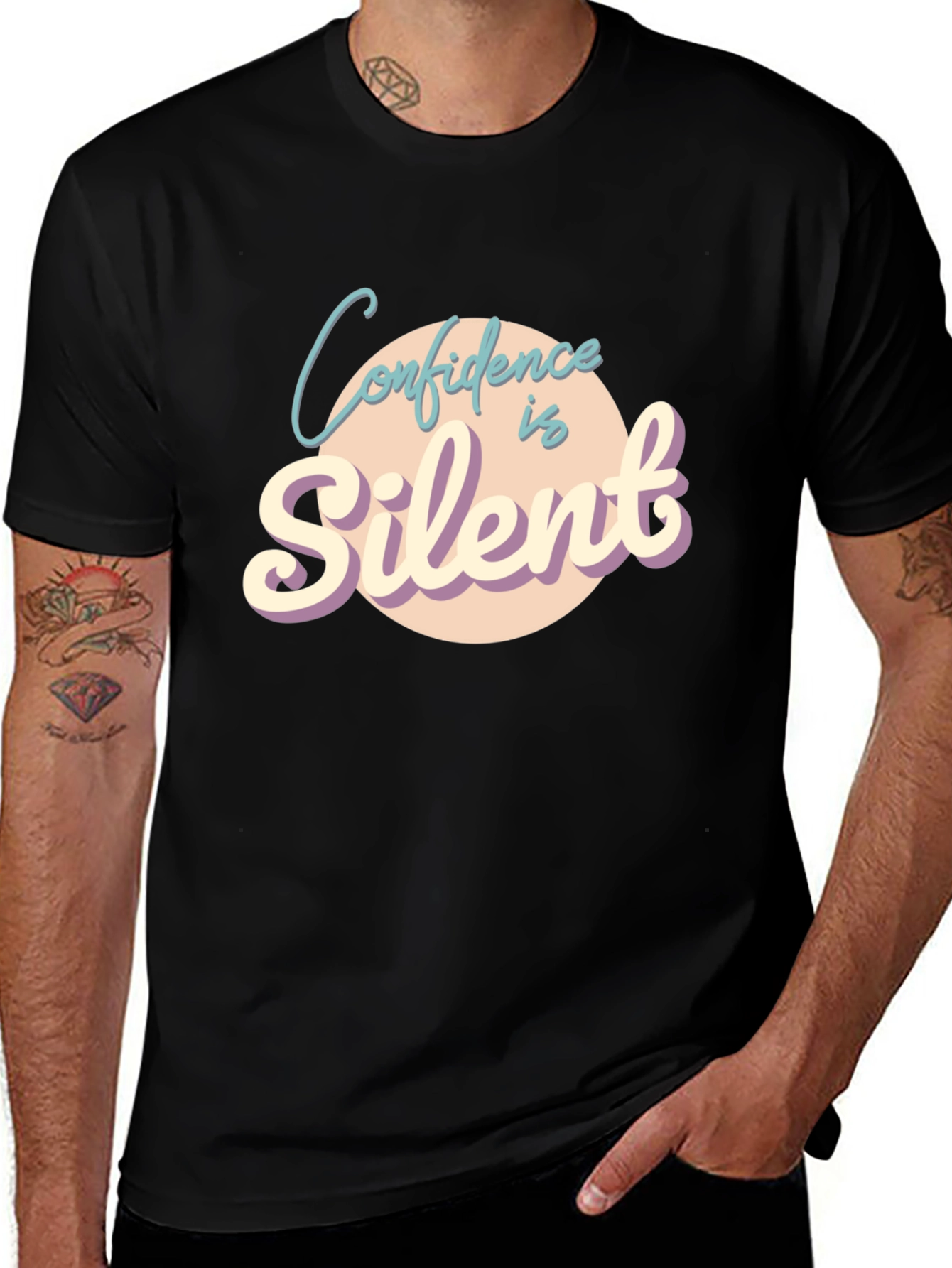 Confidence is Silent Graphic Tee - Unisex