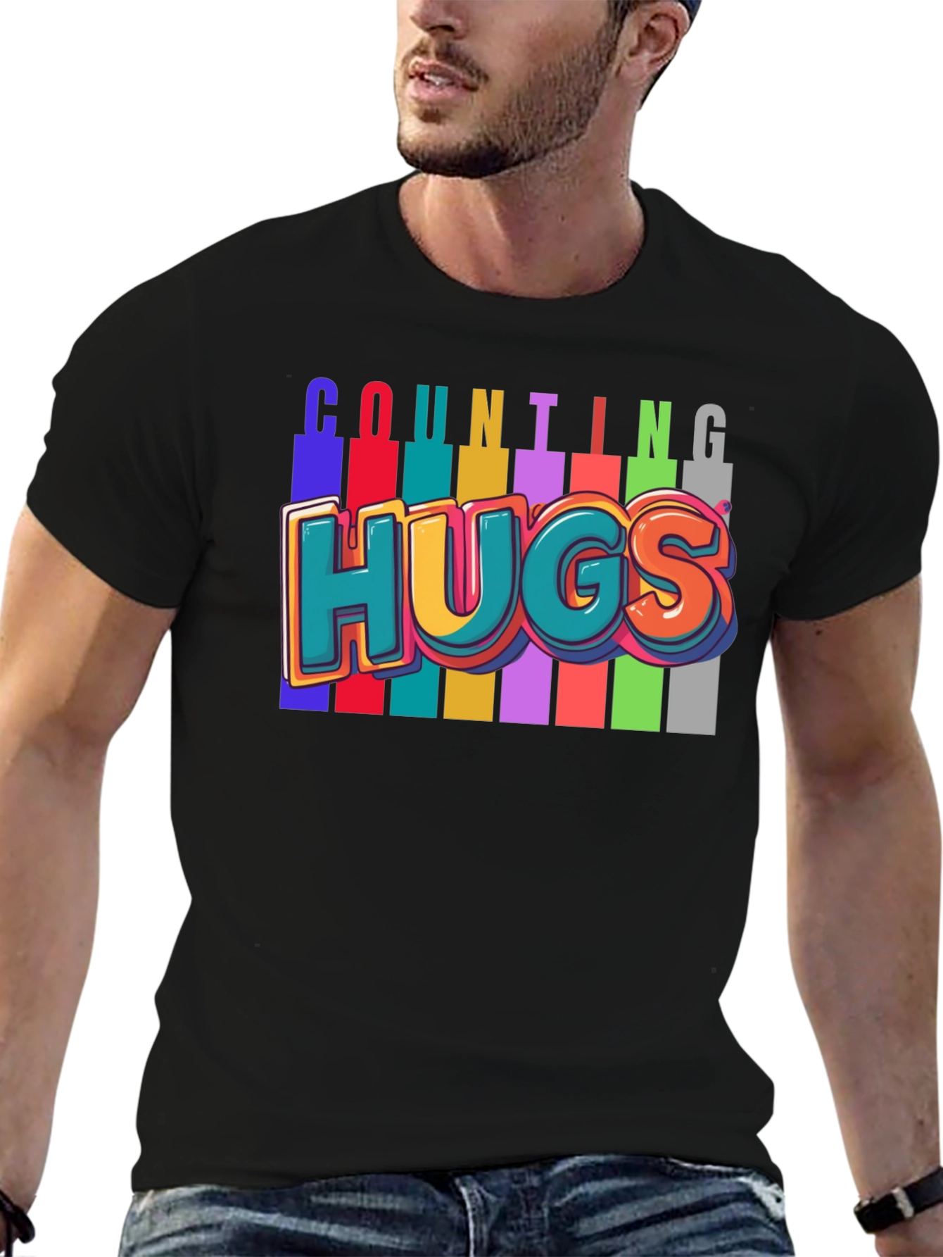 Counting Hugs Graphic T-Shirt