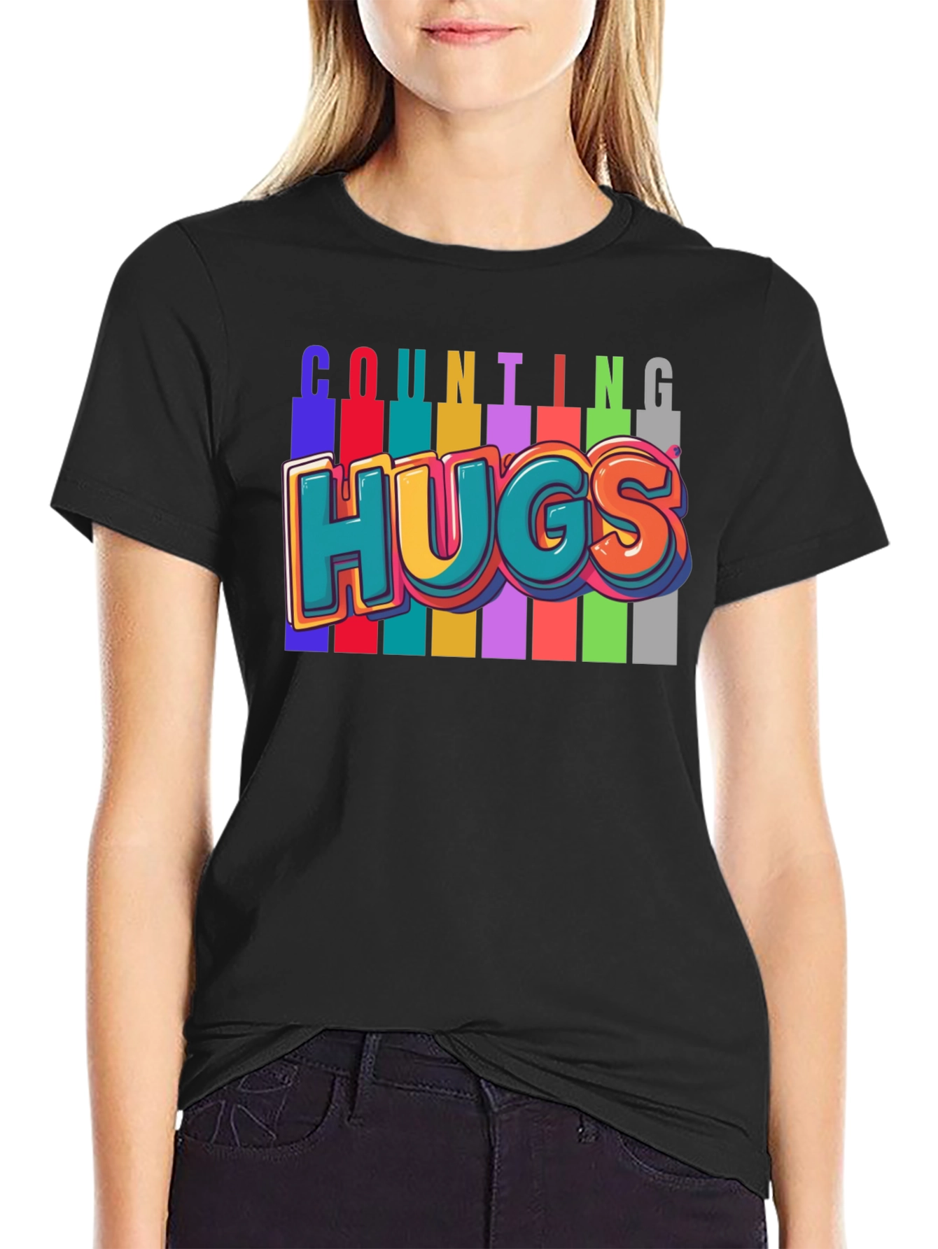 Counting Hugs Graphic T-Shirt