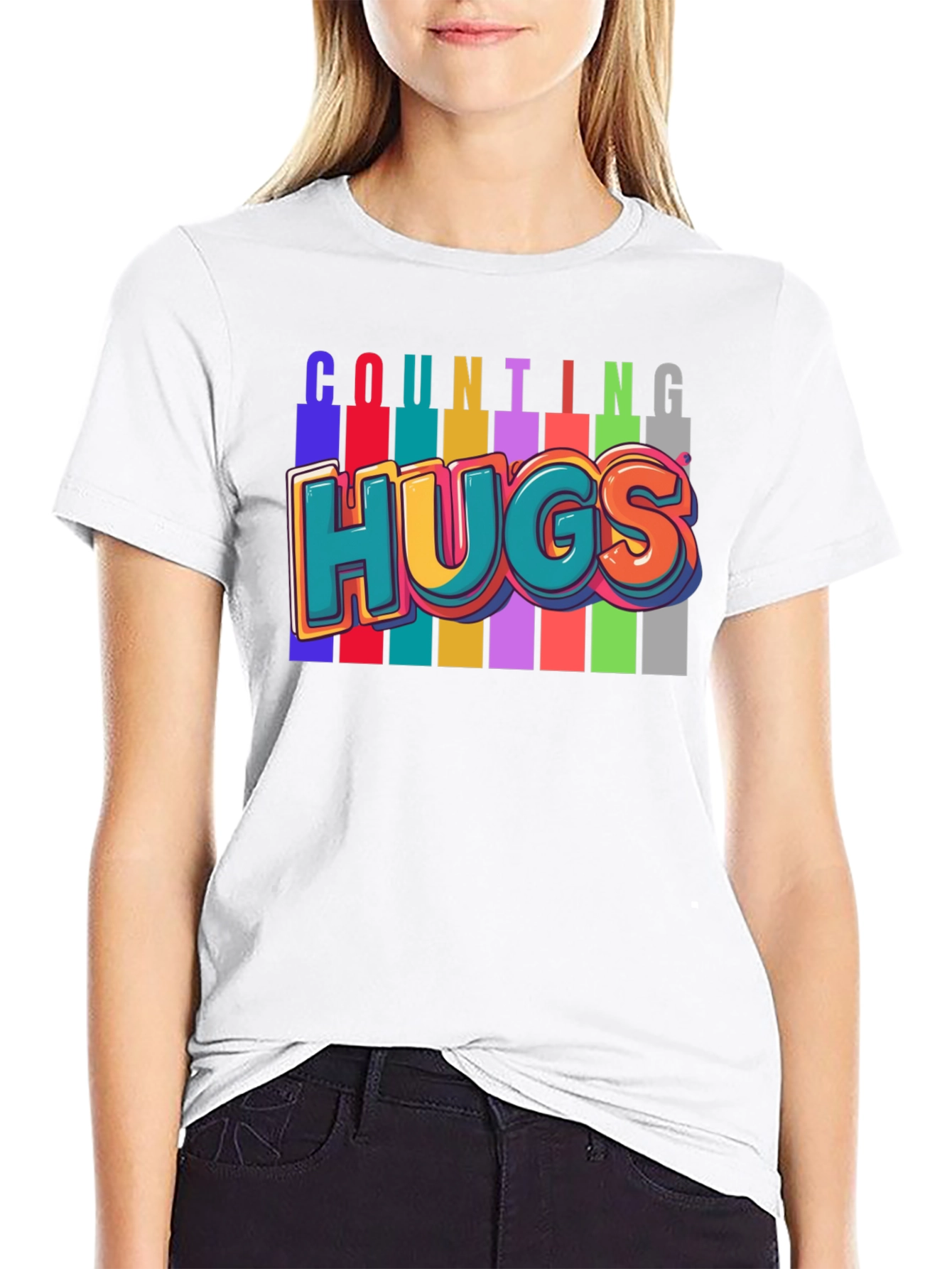 Counting Hugs Graphic T-Shirt