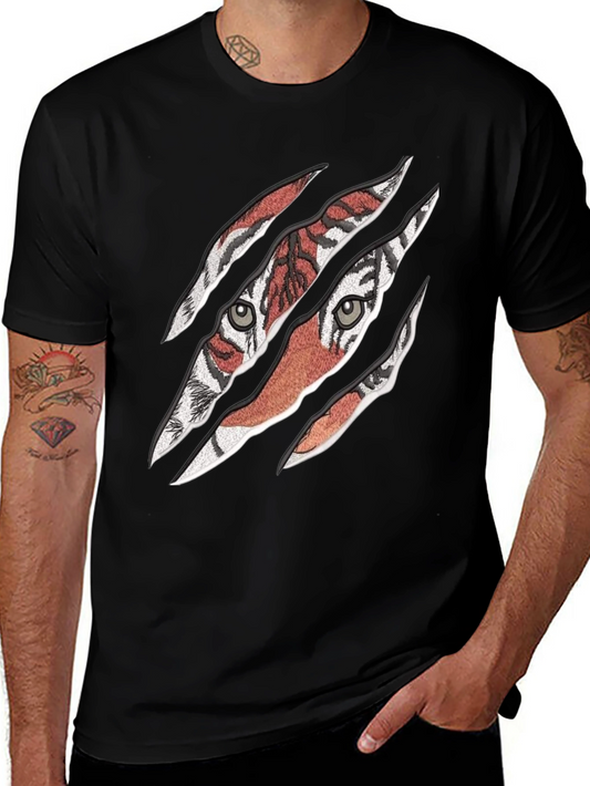 Tiger Claw T-Shirt - Mens Black Graphic Tee